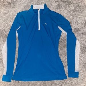 BNWT Horze long sleeve mesh 1/4 zip top